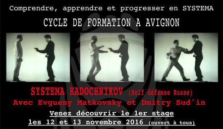 Cycle de formation à Avignon 12 et 13 novembre