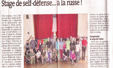 retours sur la journée d&rsquo;initiation à Badonviller 02/10/2016